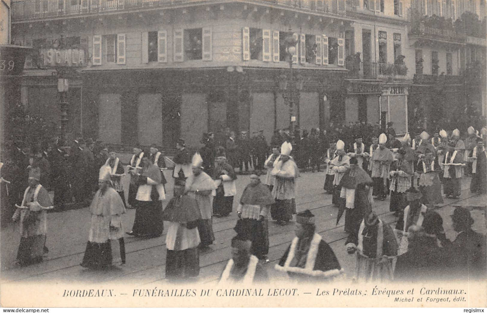 33-BORDEAUX-FUNERAILLES DU CARDINAL LECOT-N°583-B/0013 - Bordeaux