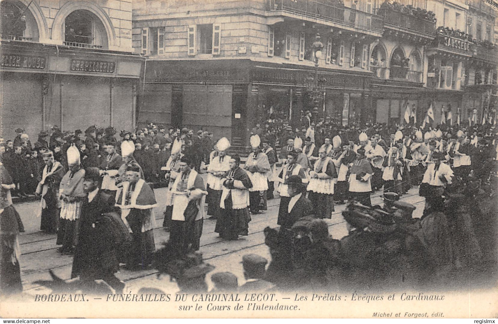 33-BORDEAUX-FUNERAILLES DU CARDINAL LECOT-N°583-B/0015 - Bordeaux