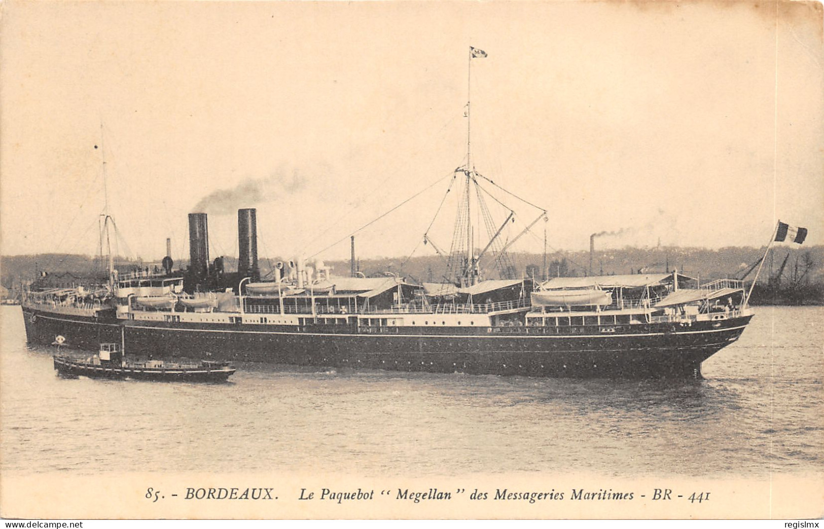 33-BORDEAUX-PAQUEBOT LE MAGELLAN-N°583-A/0383 - Bordeaux