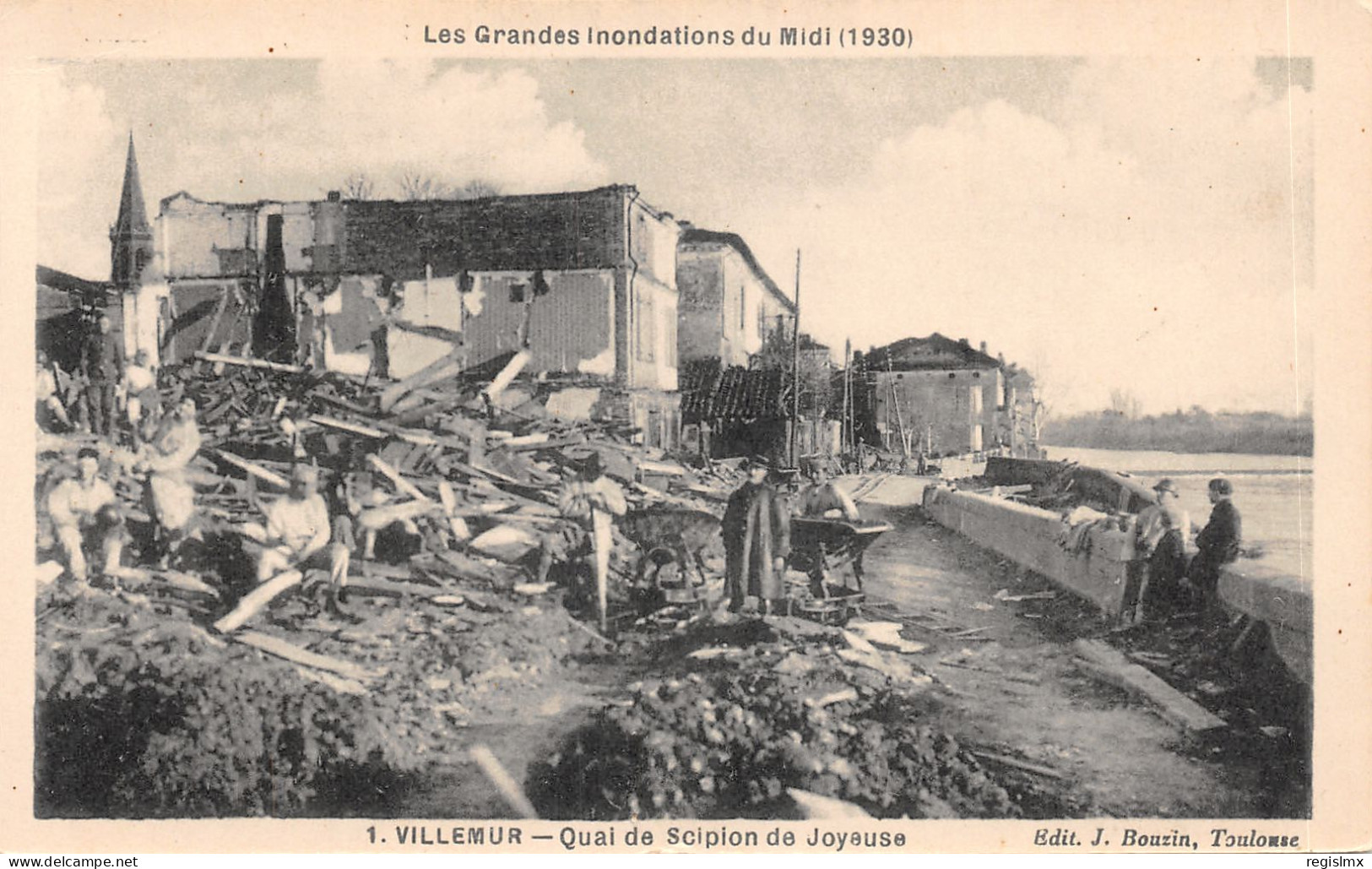 31-VILLEMUR-LES GRANDES INONDATIONS-N°583-A/0165 - Other & Unclassified