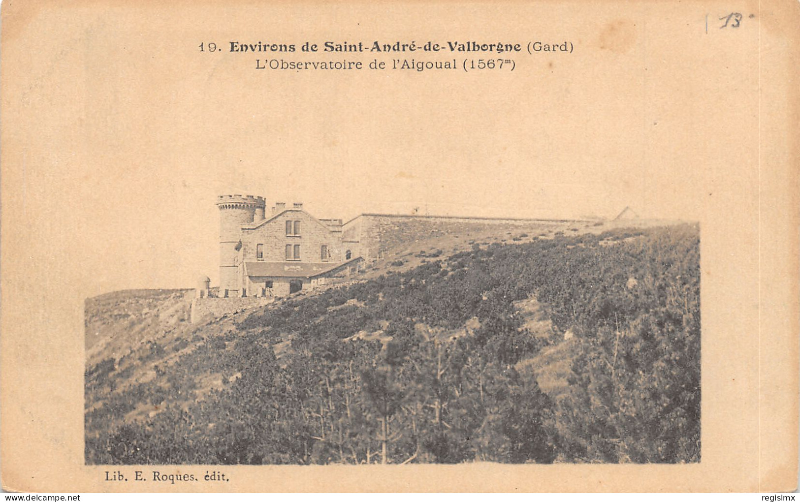30-SAINT ANDRE DE VALBORGNE-OBSERVATOIRE DE L AIGOUAL-N°583-A/0023 - Other & Unclassified