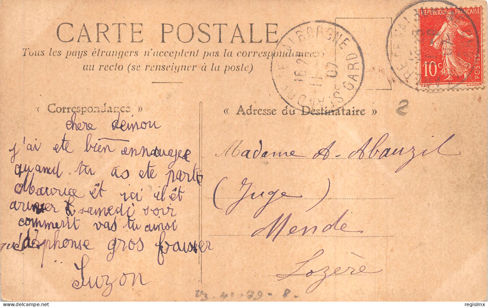 30-SAINT ANDRE DE VALBORGNE-OBSERVATOIRE DE L AIGOUAL-N°583-A/0023 - Other & Unclassified