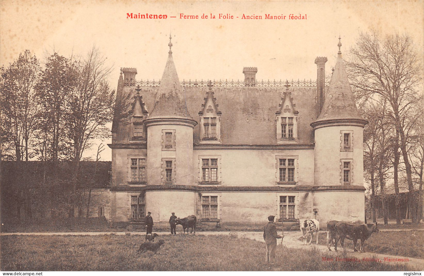 28-MAINTENON-FERME DE LA FOLIE-N°582-H/0013 - Other & Unclassified