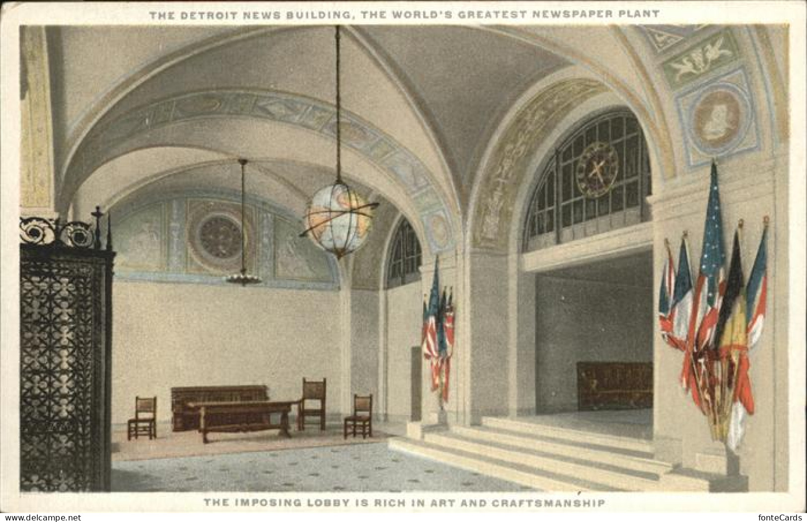 11325896 Detroit_Maine News Building Newspaper Lobby - Sonstige & Ohne Zuordnung