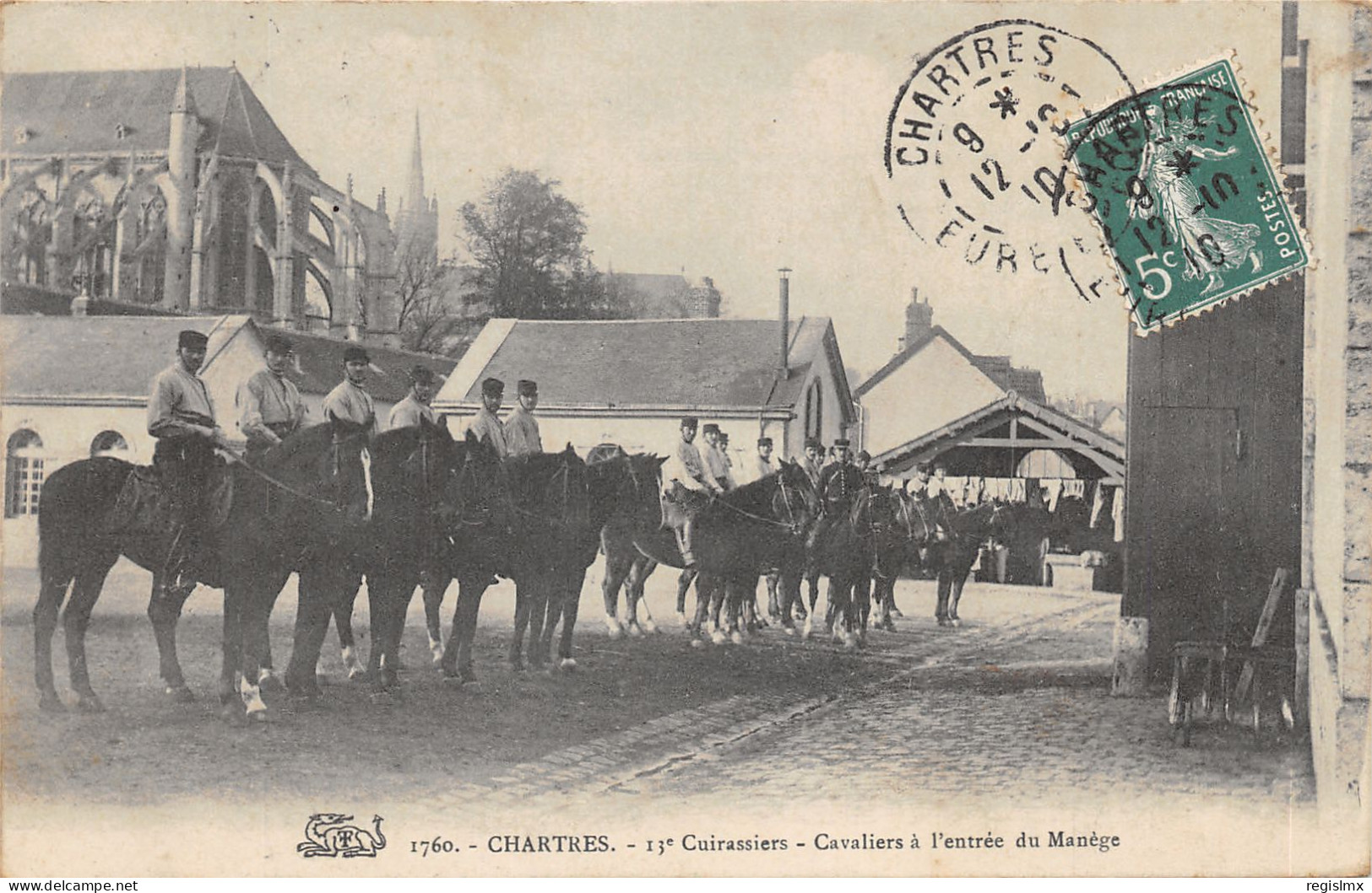 28-CHARTRES-CUIRASSIERS-N°582-G/0277 - Chartres