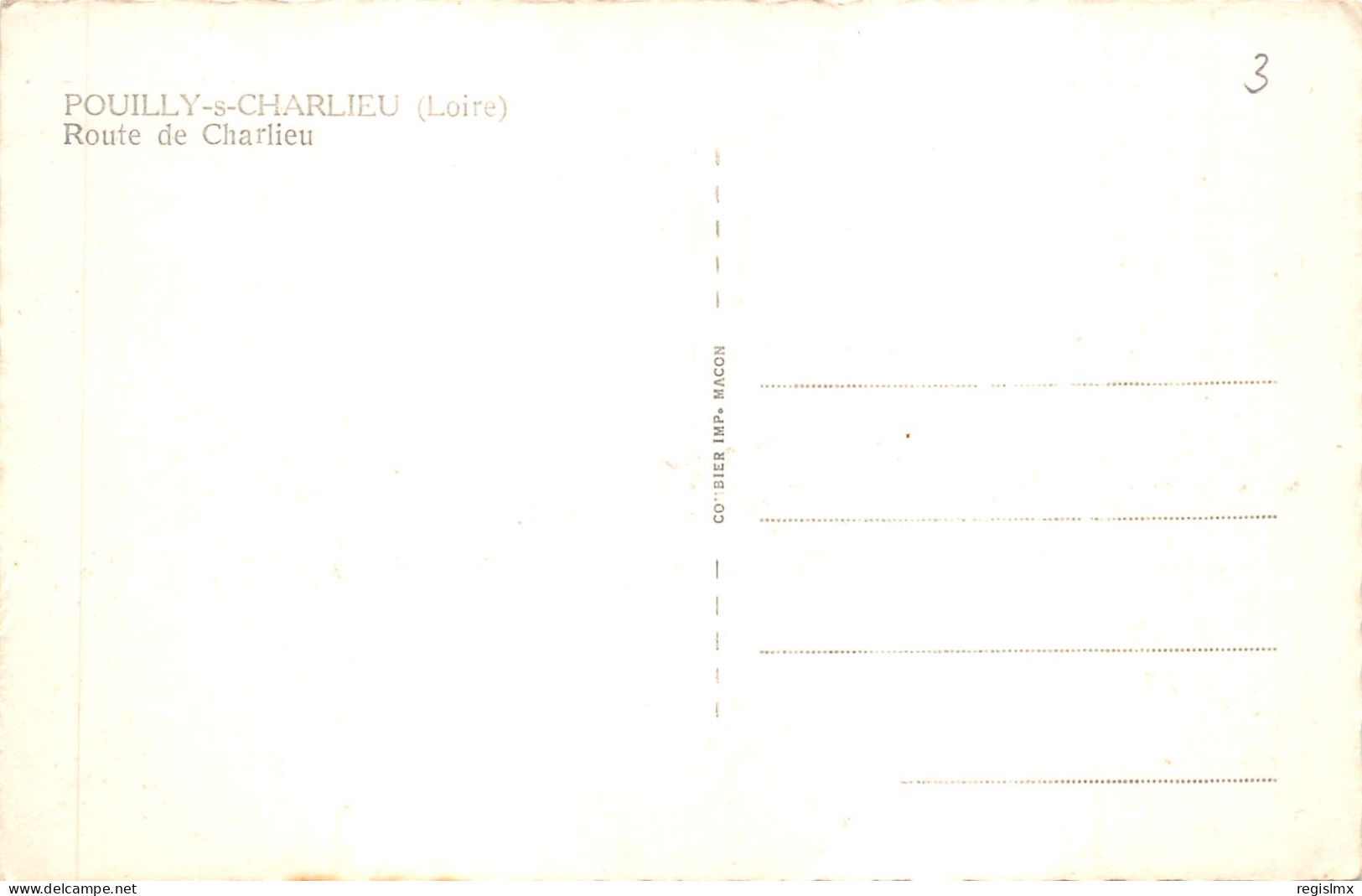 42-POUILLY SUR CHARLIEU-N°583-D/0109 - Otros & Sin Clasificación