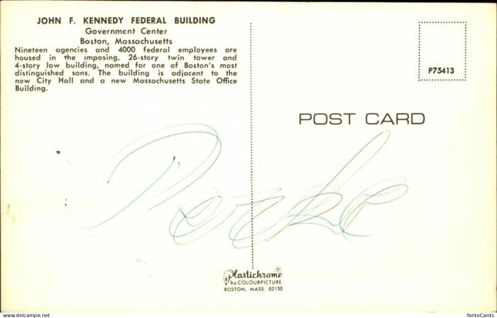 11325867 Boston_Massachusetts John F. Kennedy Federal Building - Altri & Non Classificati