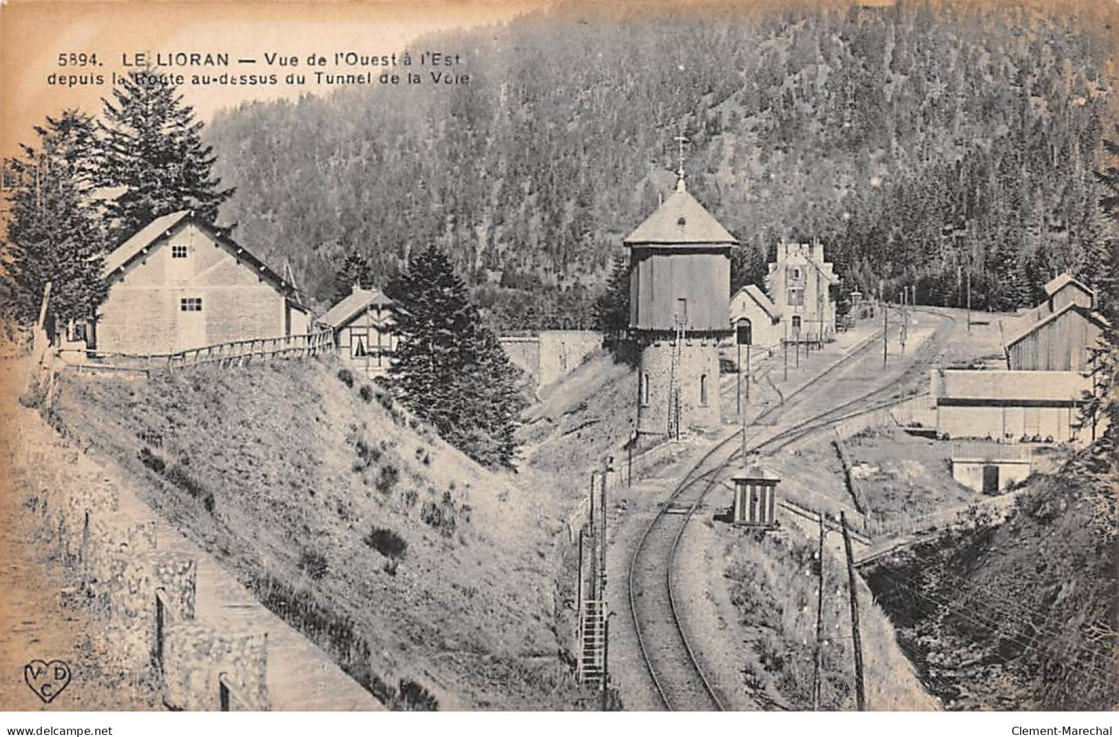 LE LIORAN - Vue Depuis La Route Au Dessus Du Tunnel De La Voie - Très Bon état - Autres & Non Classés