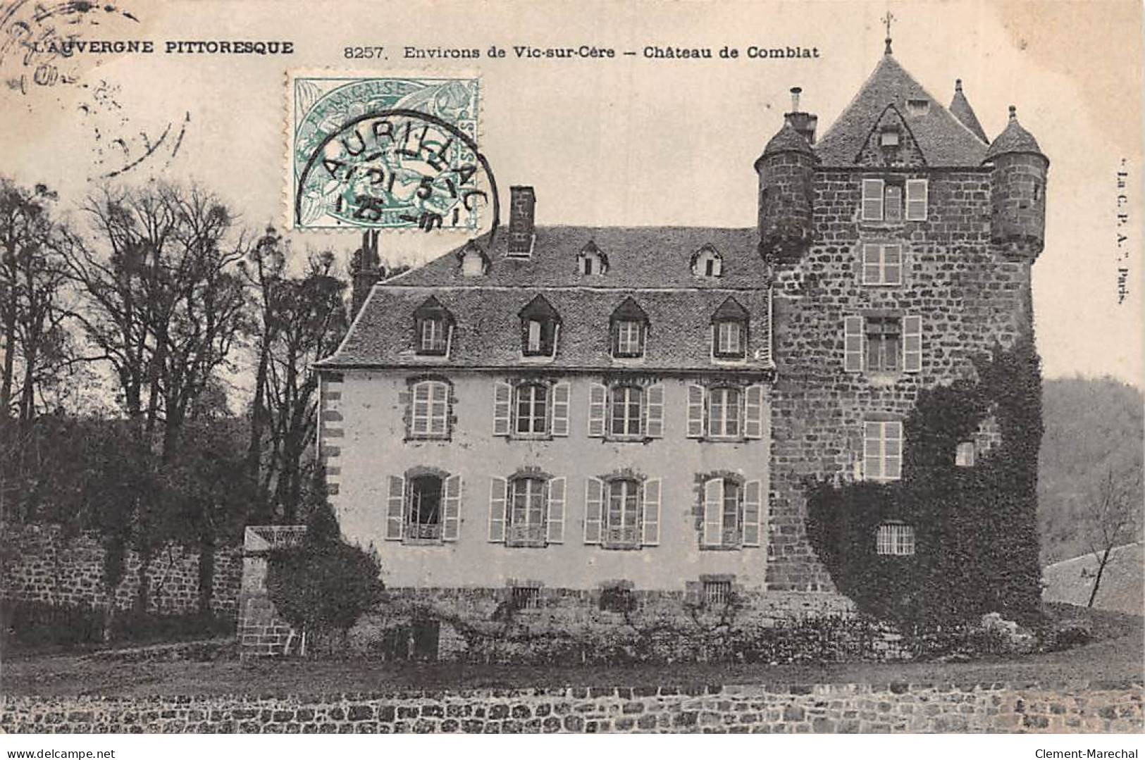 Environs De VIC SUR CERE - Château De Comblat - Très Bon état - Other & Unclassified