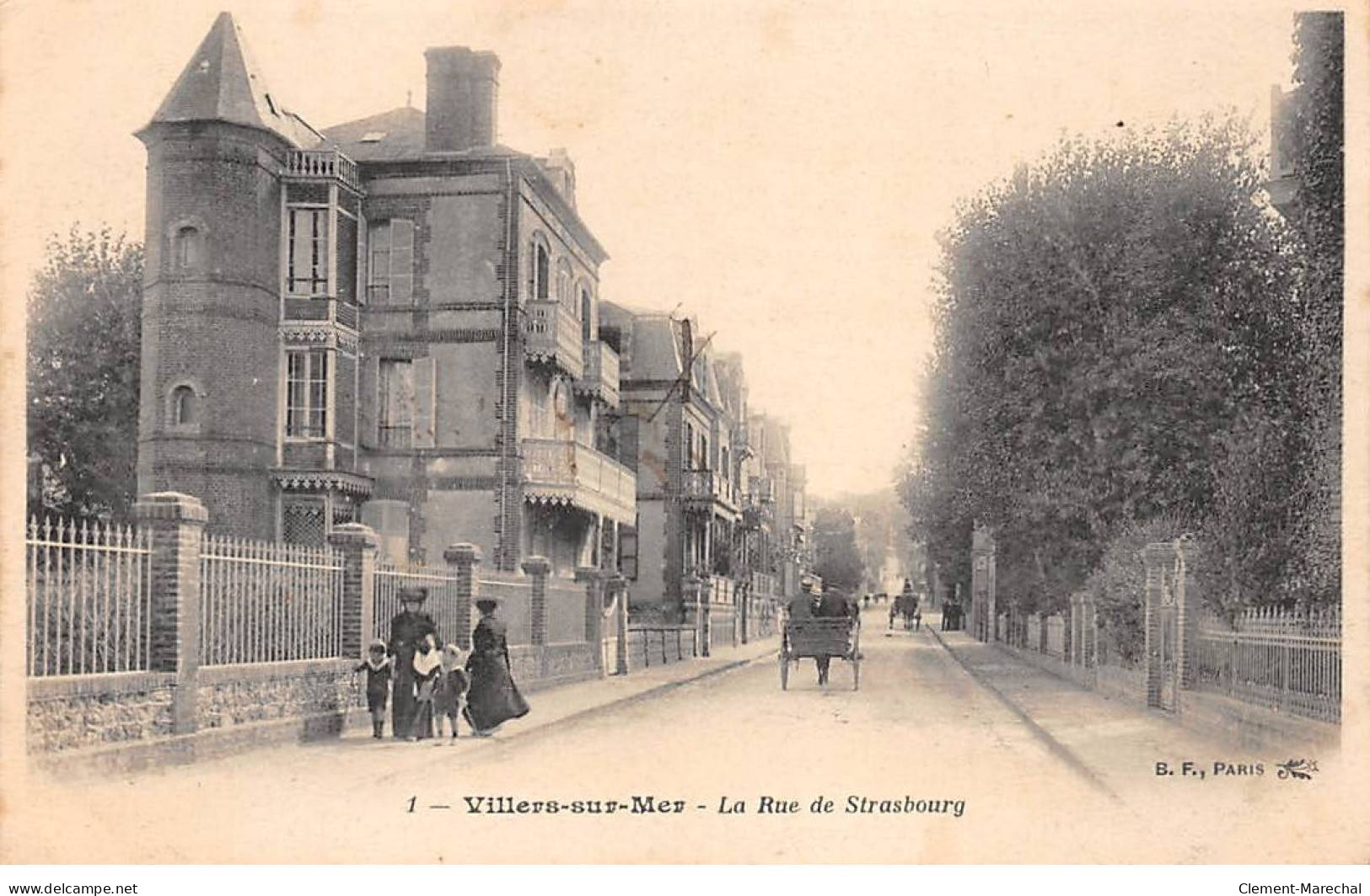 VILLERS SUR MER - La Rue De Strasbourg - Très Bon état - Villers Sur Mer