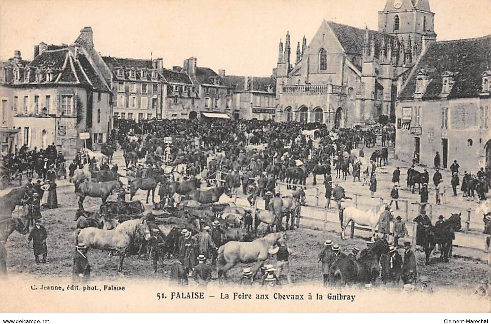 FALAISE - La Foire Aux Chevaux à La Guibray - Très Bon état - Falaise