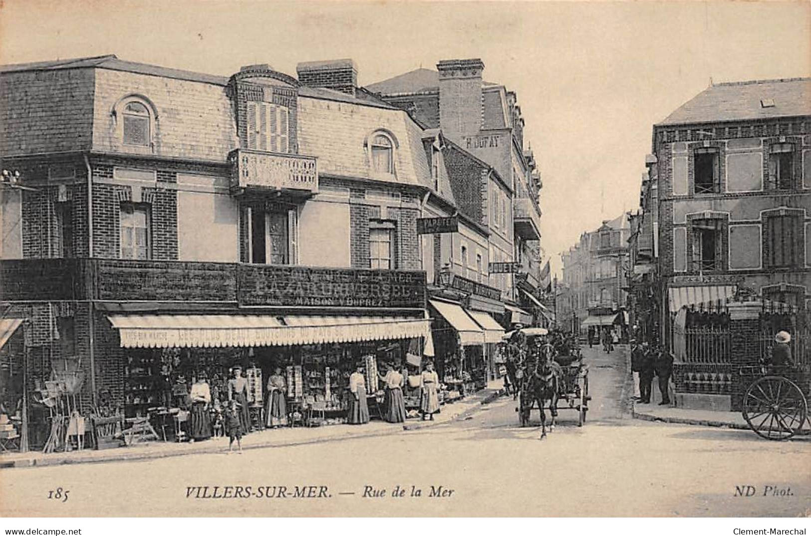 VILLERS SUR MER - Rue De La Mer - Très Bon état - Villers Sur Mer