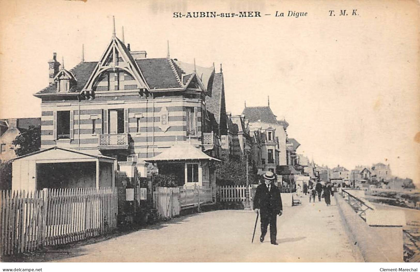 SAINT AUBIN SUR MER - La Digue - Très Bon état - Saint Aubin