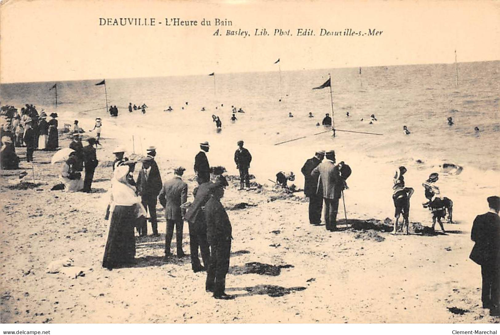 DEAUVILLE - L'Heure Du Bain - Très Bon état - Deauville