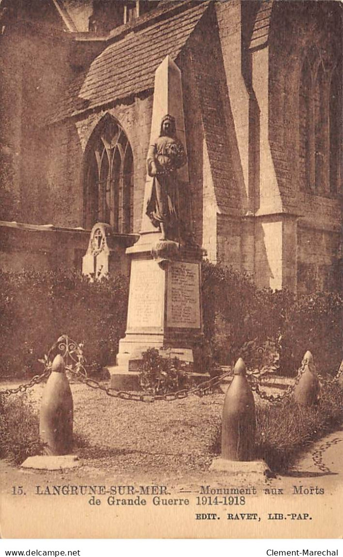 LAGRUNE SUR MER - Monument Aux Morts - Très Bon état - Andere & Zonder Classificatie