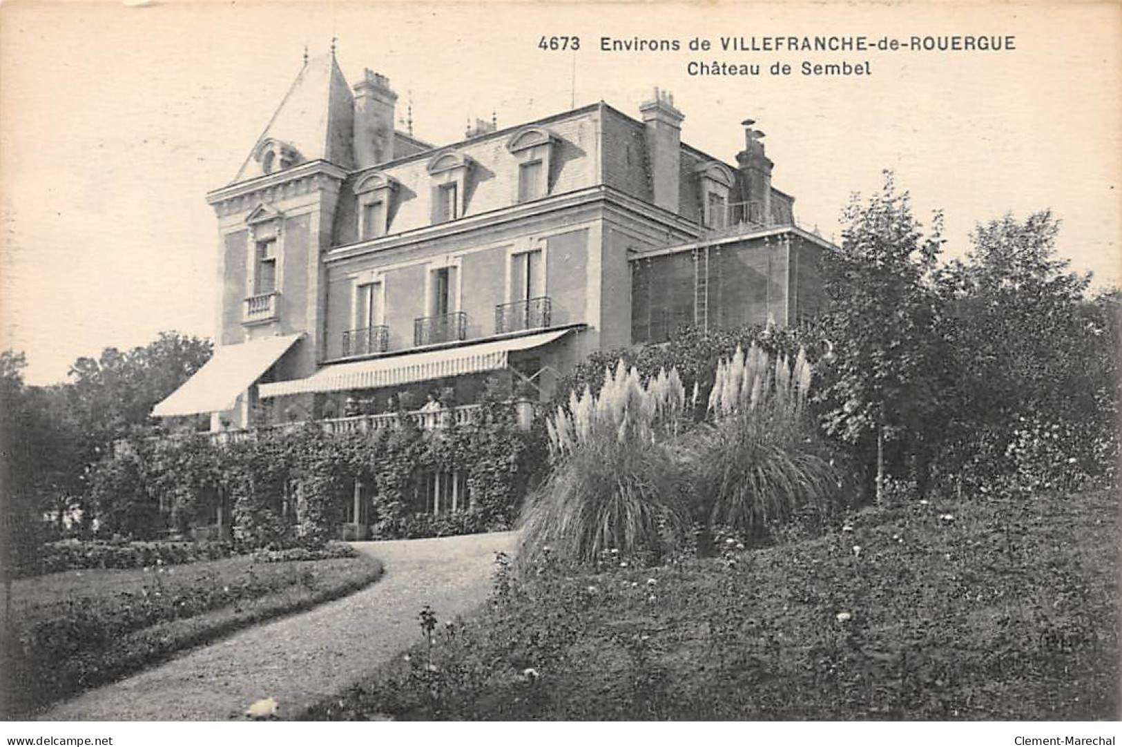 Environs De VILLEFRANCHE DE ROUERGUE - Château De Sembel - Très Bon état - Sonstige & Ohne Zuordnung