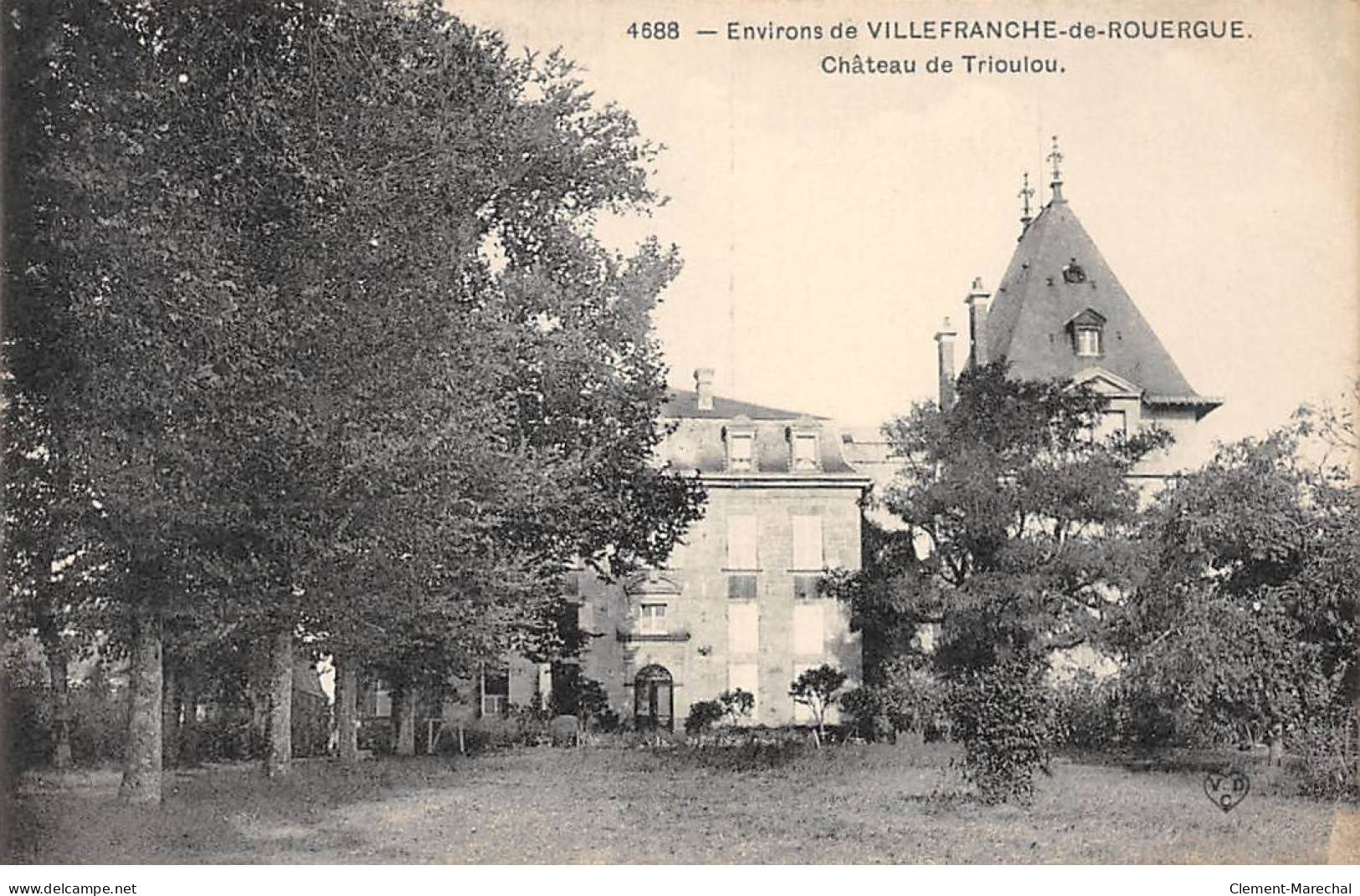 Environs De VILLEFRANCHE DE ROUERGUE - Château De Trioulou - Très Bon état - Sonstige & Ohne Zuordnung