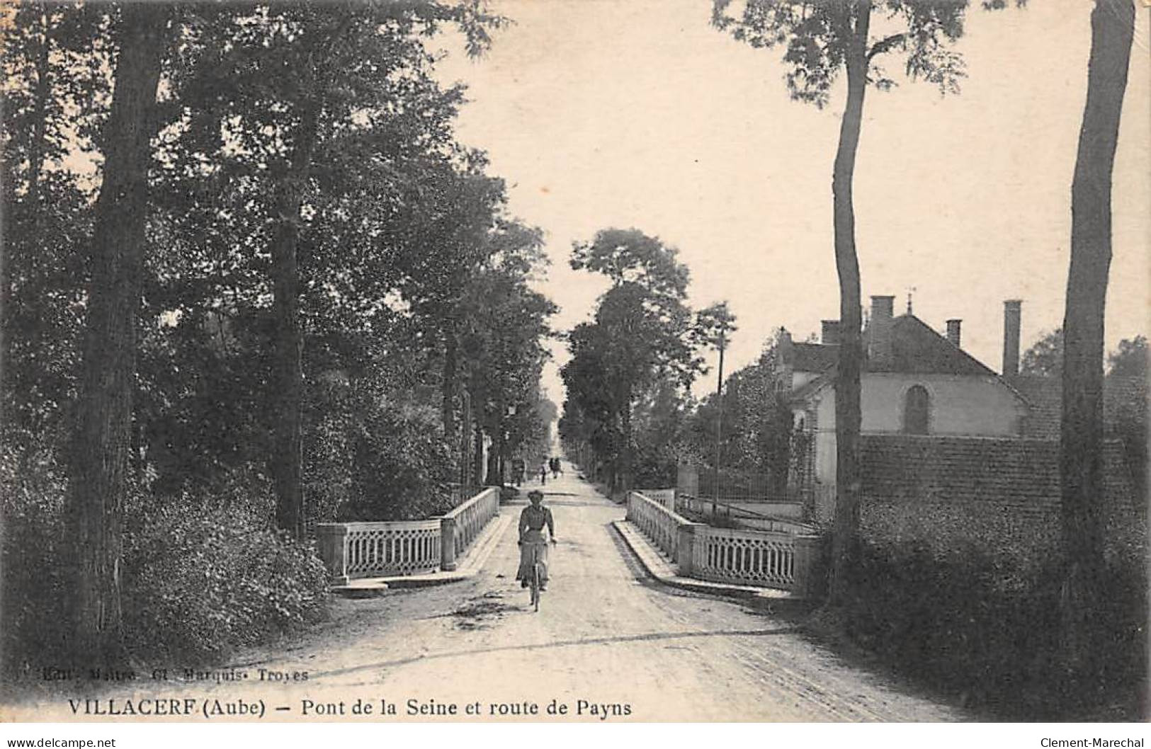VILLACERF - Pont De La Seine Et Route De Payns - Très Bon état - Other & Unclassified