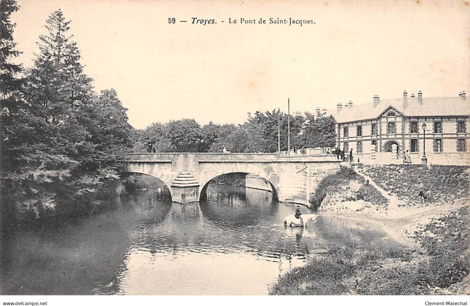 TROYES - Le Pont De Saint Jacques - Très Bon état - Troyes