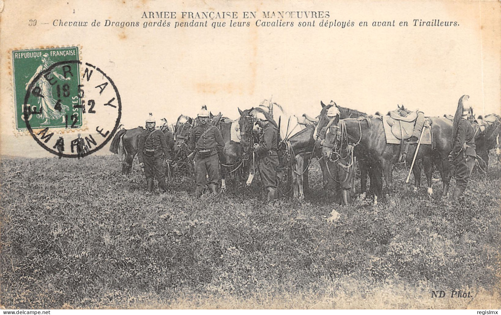 51-EPERNAY-ARMEE FRANCAISE EN MANOEURVES-N°583-G/0165 - Epernay