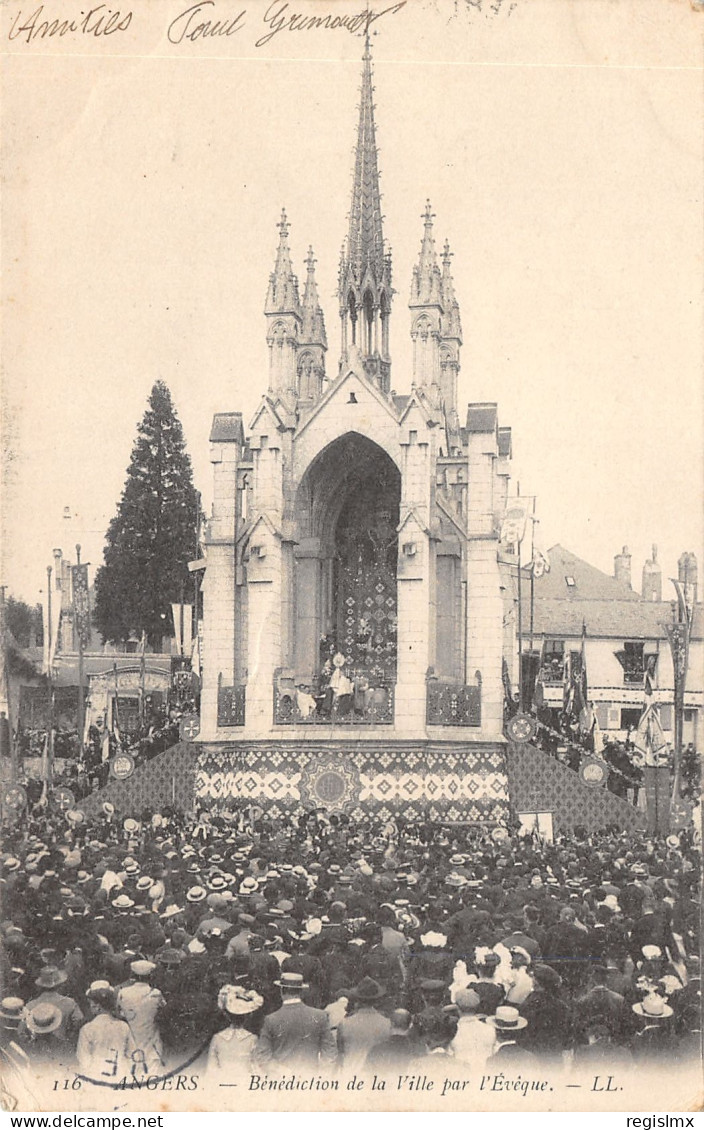 49-ANGERS-BENEDICTION DE LA VILLE-N°583-F/0275 - Angers