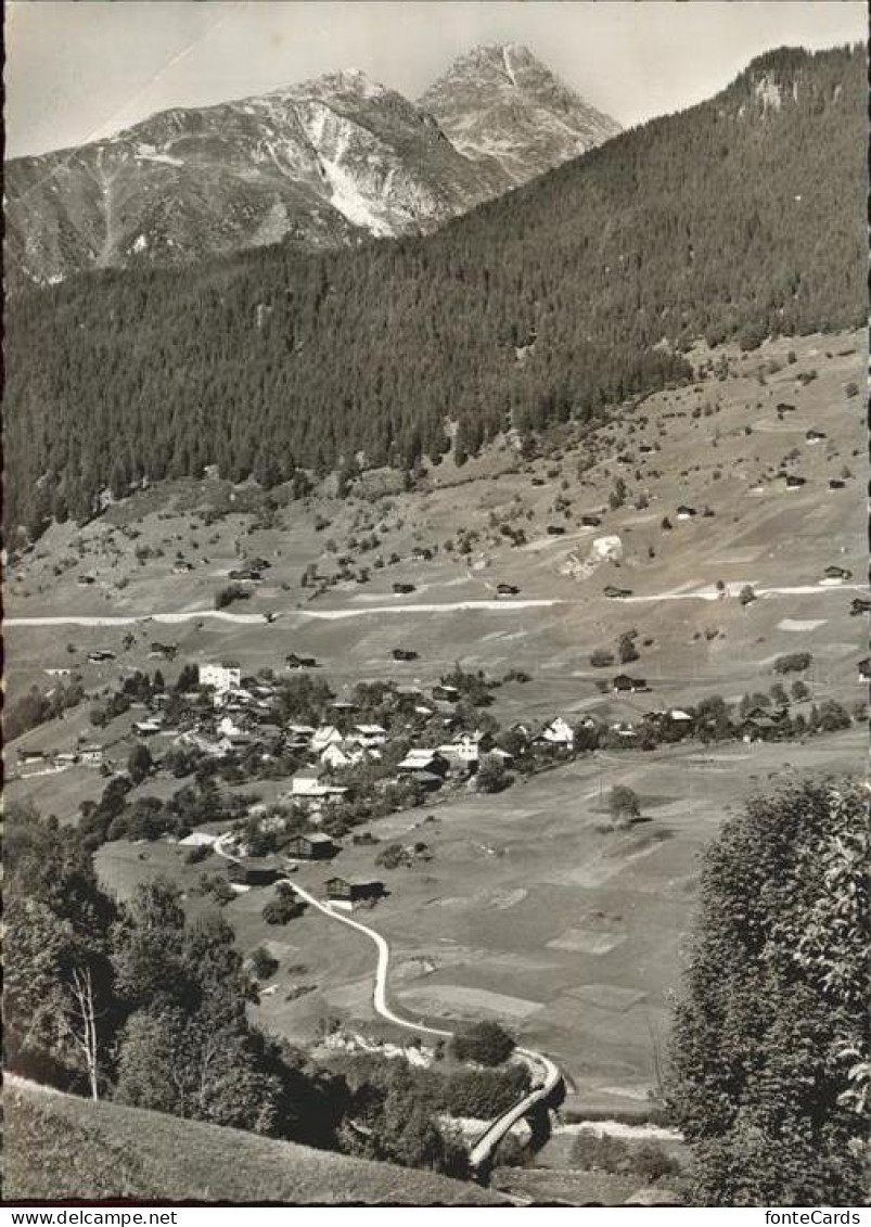 11325102 Cumpadials Compadials Buendner Oberland Mit Piz Alpetta Cumpadials - Andere & Zonder Classificatie