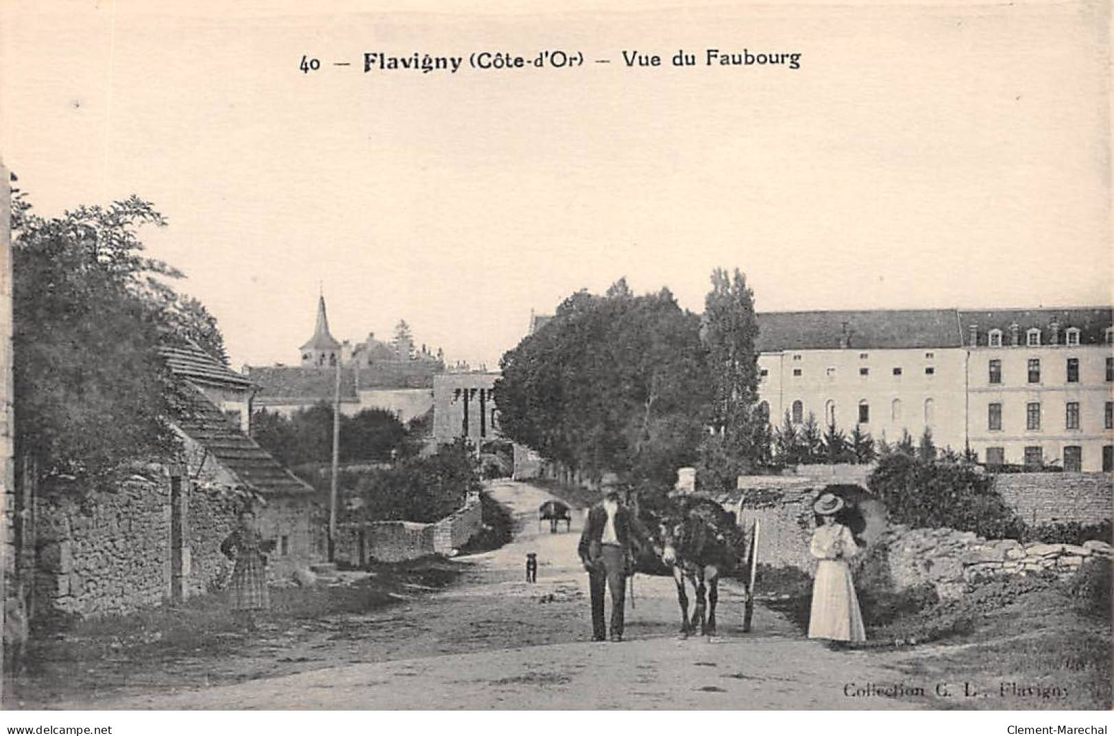 FLAVIGNY - Vue Du Faubourg - Très Bon état - Autres & Non Classés