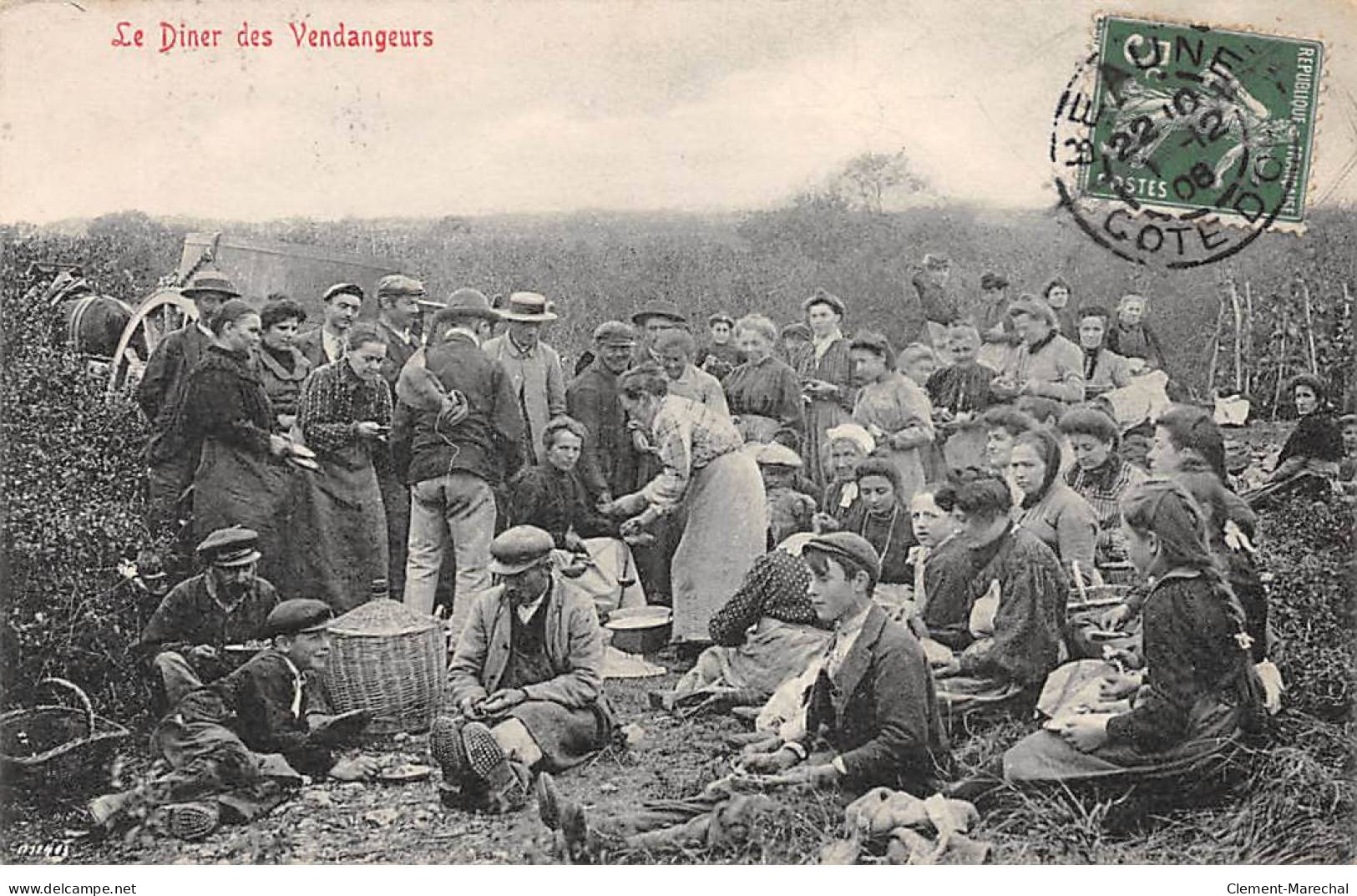 Le Diner Des Vendangeurs - Très Bon état - Andere & Zonder Classificatie