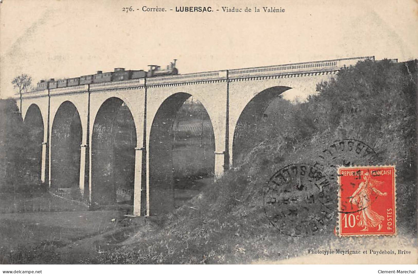LUBERSAC - Viaduc De La Valénie - état - Autres & Non Classés