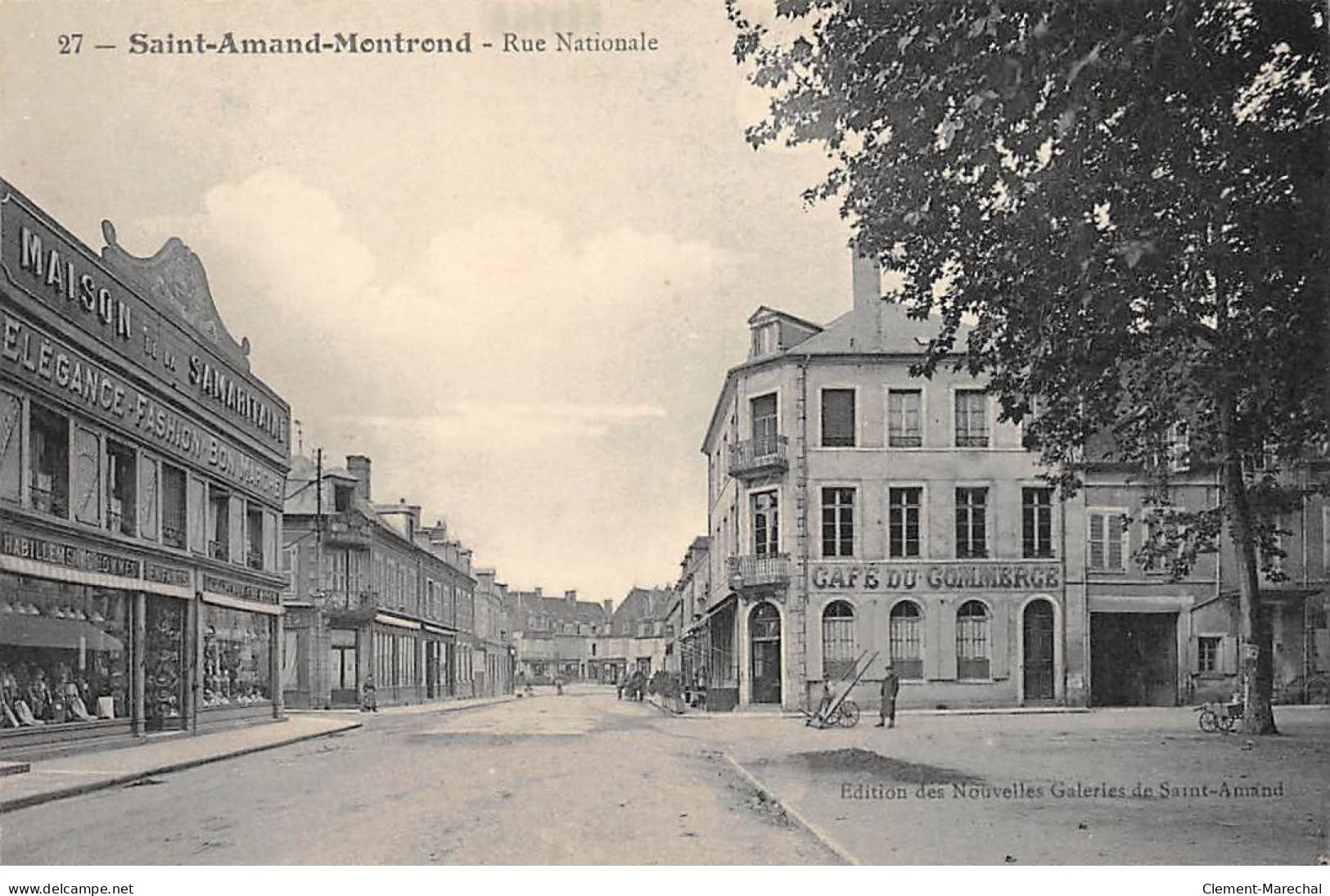 SAINT AMAND MONTROND - Rue Nationale - Très Bon état - Saint-Amand-Montrond