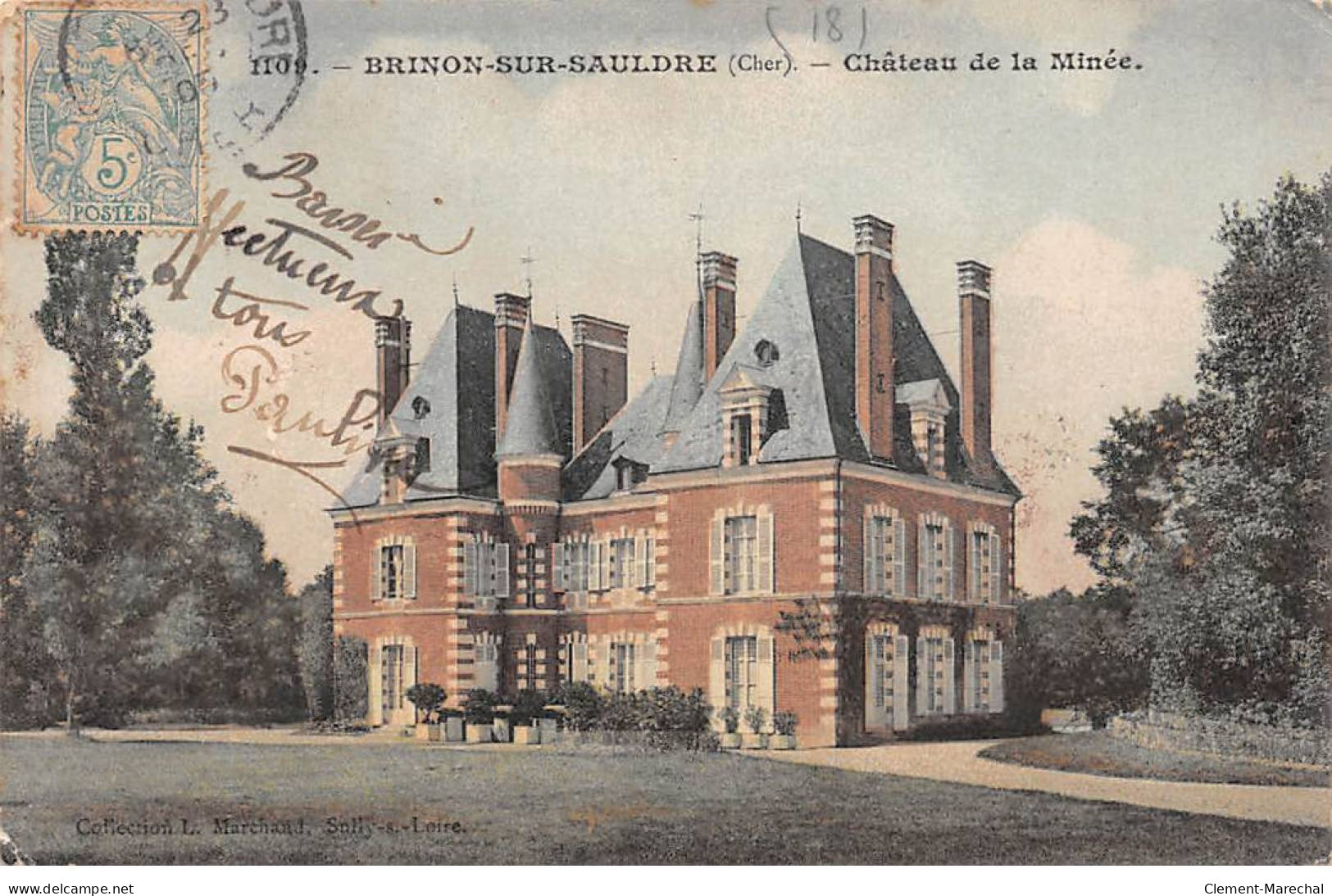 BRINON SUR SAULDRE - Château De La Minée - Très Bon état - Brinon-sur-Sauldre