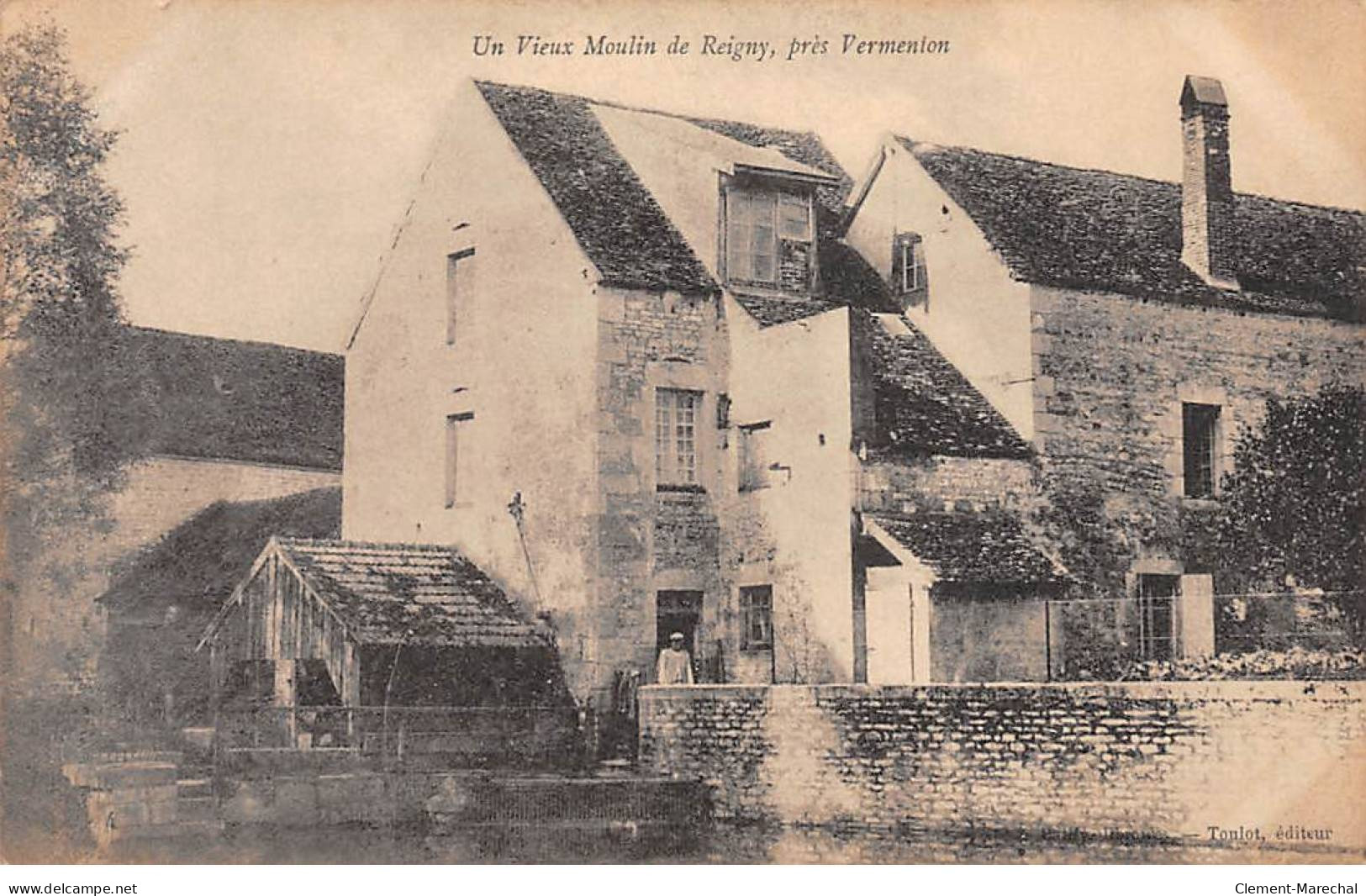 Un Vieux Moulin De REIGNY Près Vermenton - Très Bon état - Autres & Non Classés