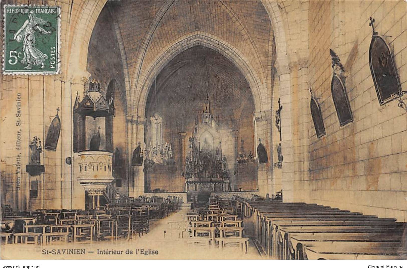 SAINT SAVINIEN - Intérieur De L'Eglise - Très Bon état - Other & Unclassified