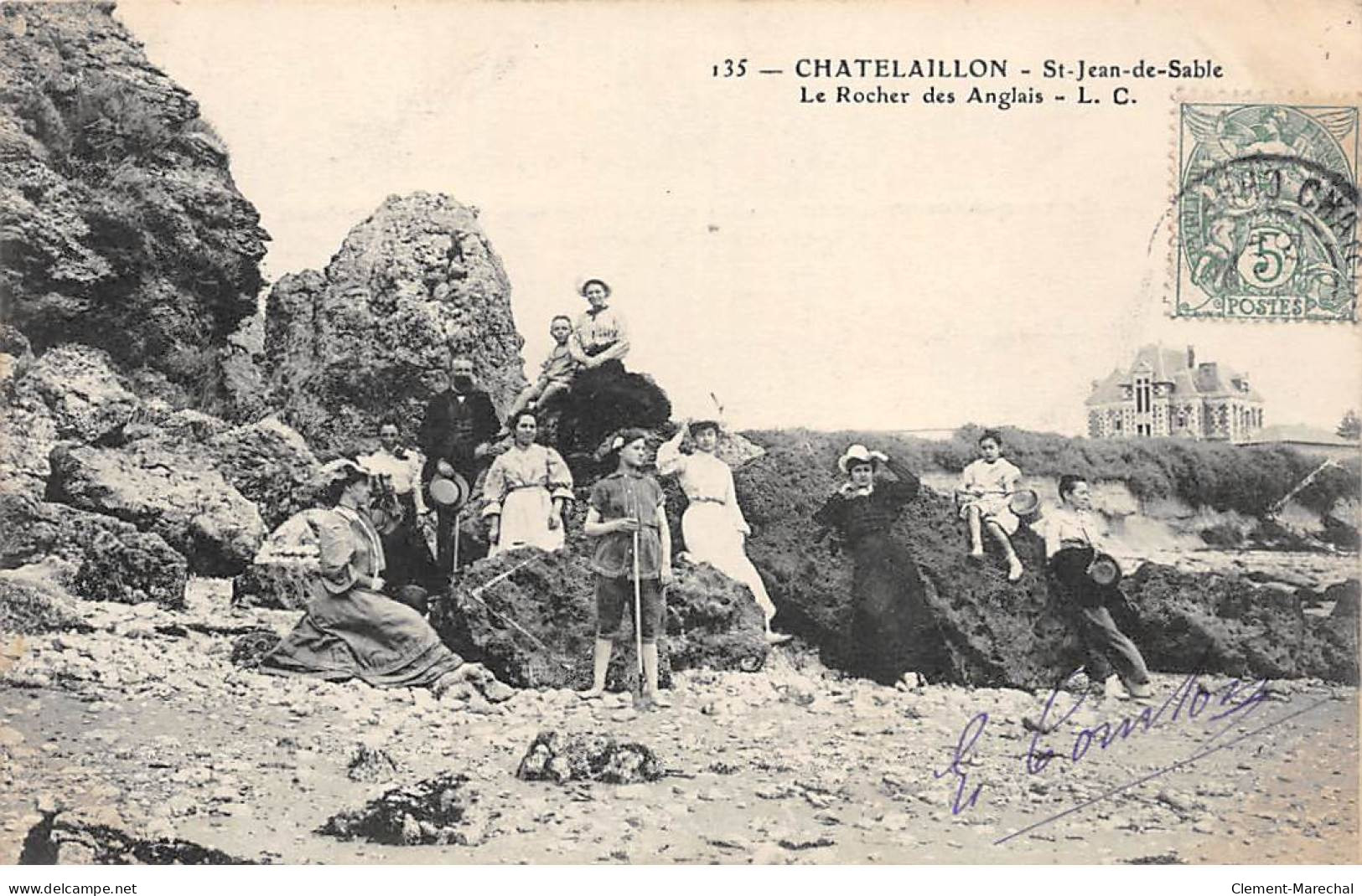 CHATELAILLON - SAINT JEAN DE SABLE - Le Rocher Des Anglais - Très Bon état - Châtelaillon-Plage