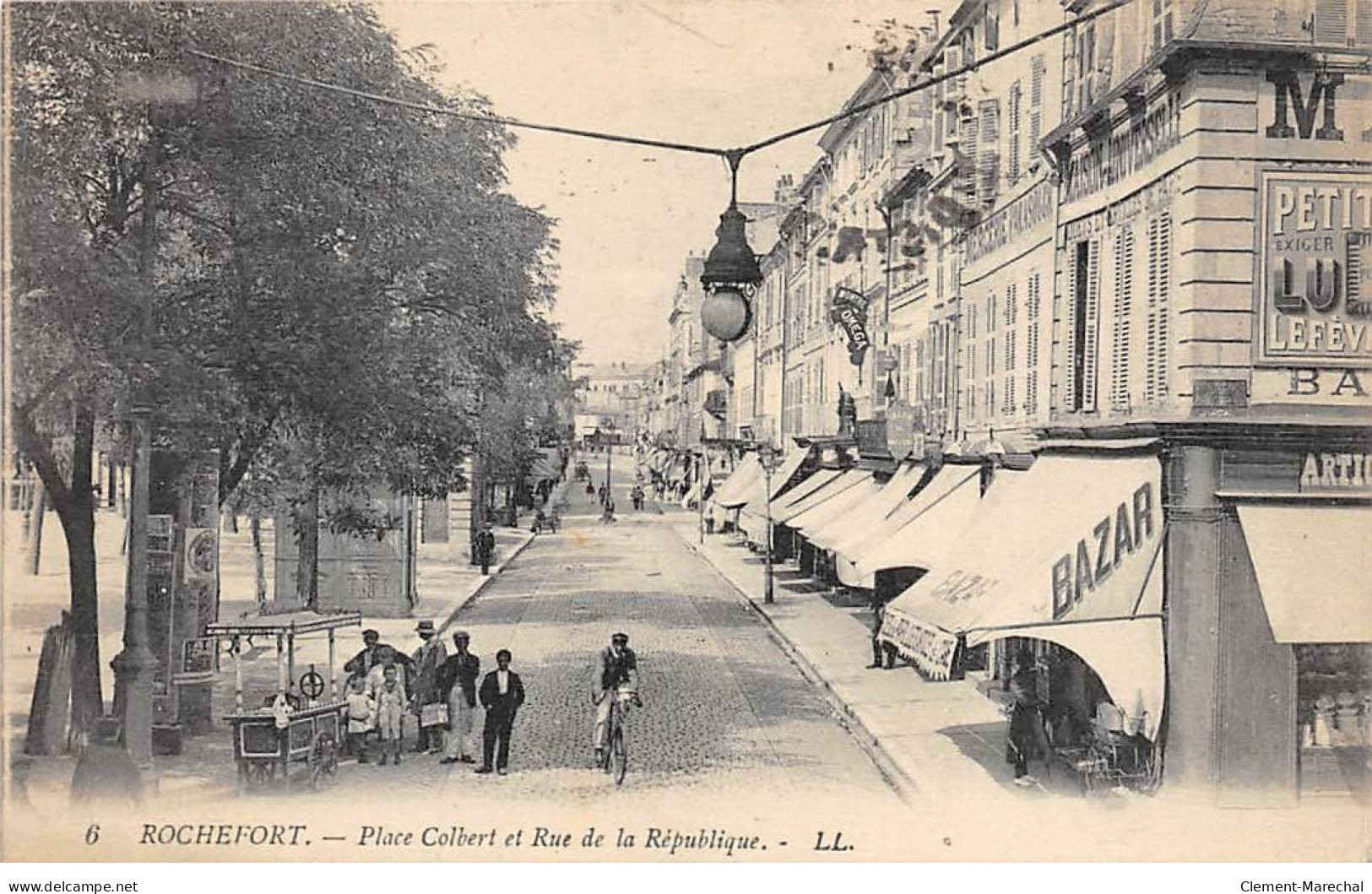 ROCHEFORT - Place Colbert Et Rue De La République - Très Bon état - Rochefort