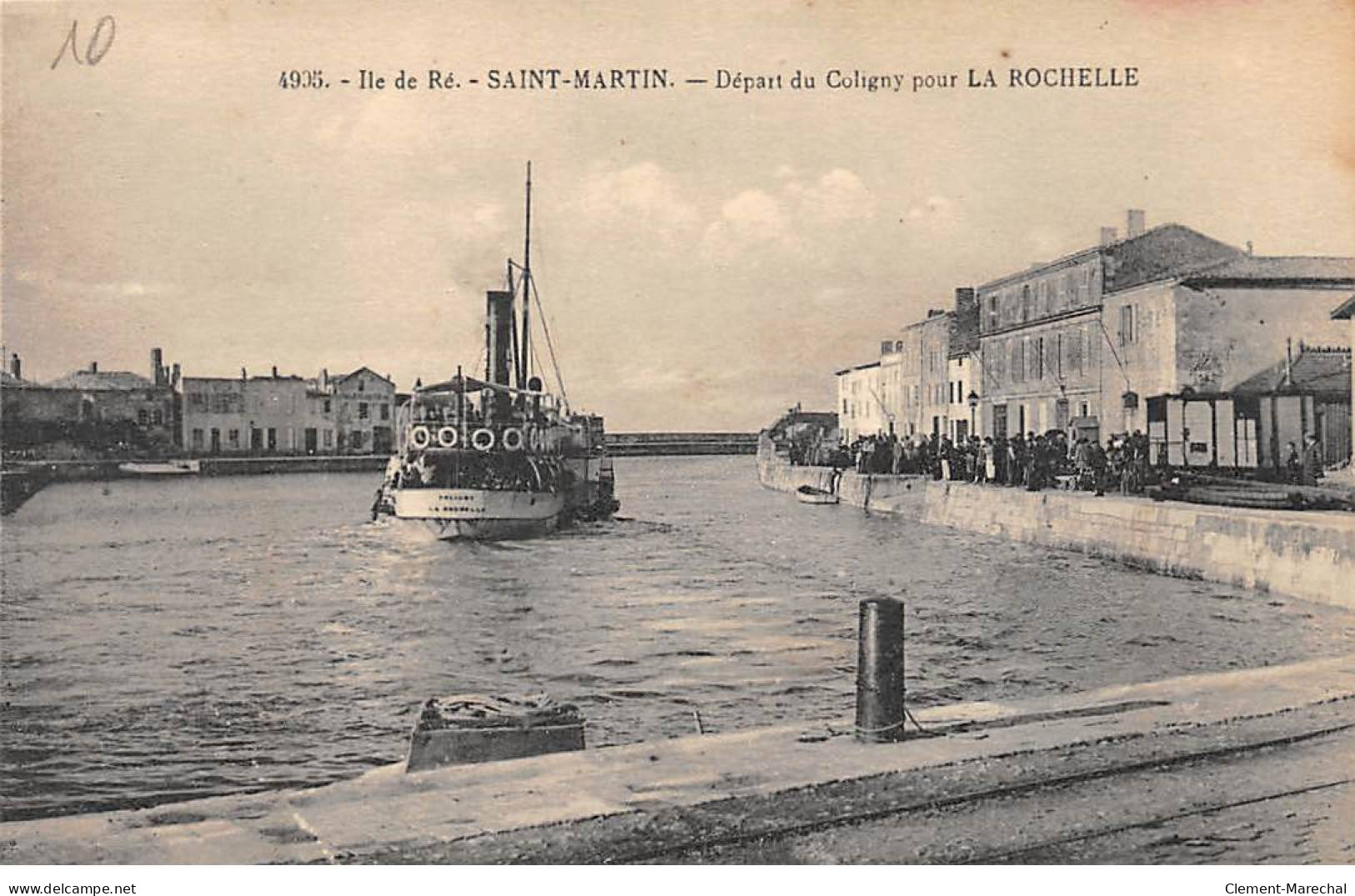 IEL DE RE - SAINT MARTIN - Départ Du Coligny Pour La Rochelle - Très Bon état - Saint-Martin-de-Ré