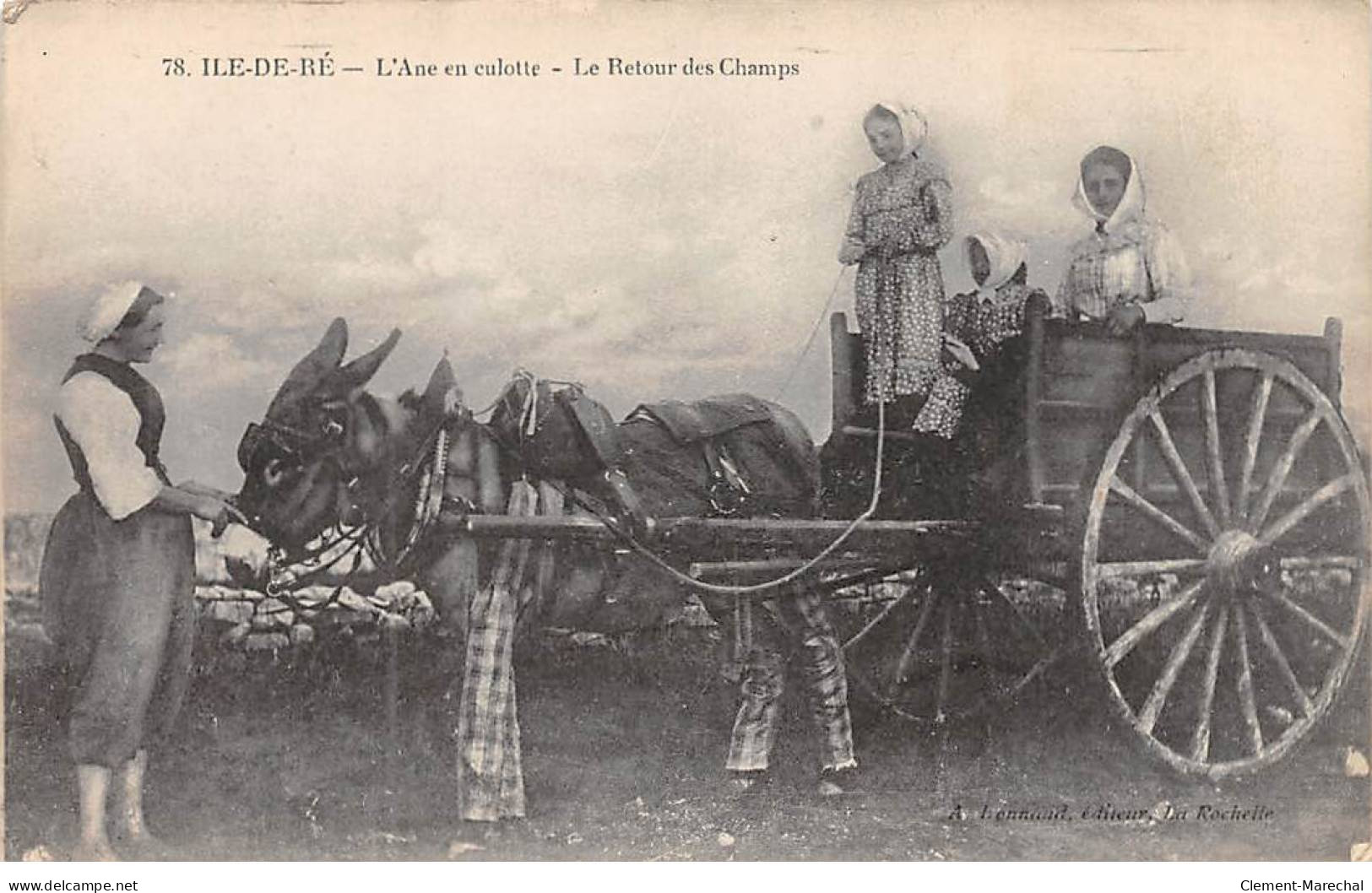 ILE DE RE - L'Ane En Culotte - Le Retour Des Champs - Très Bon état - Ile De Ré