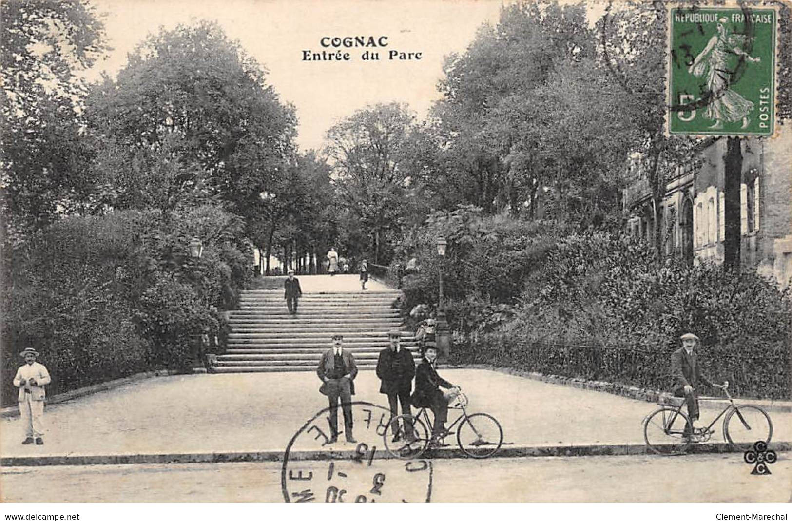 COGNAC - Entrée Du Parc - Très Bon état - Cognac