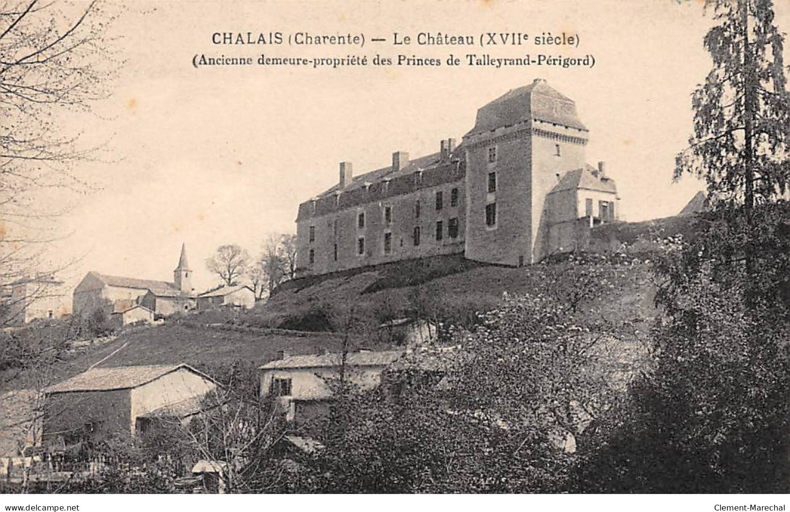 CHALAIS - Le Château - Très Bon état - Andere & Zonder Classificatie