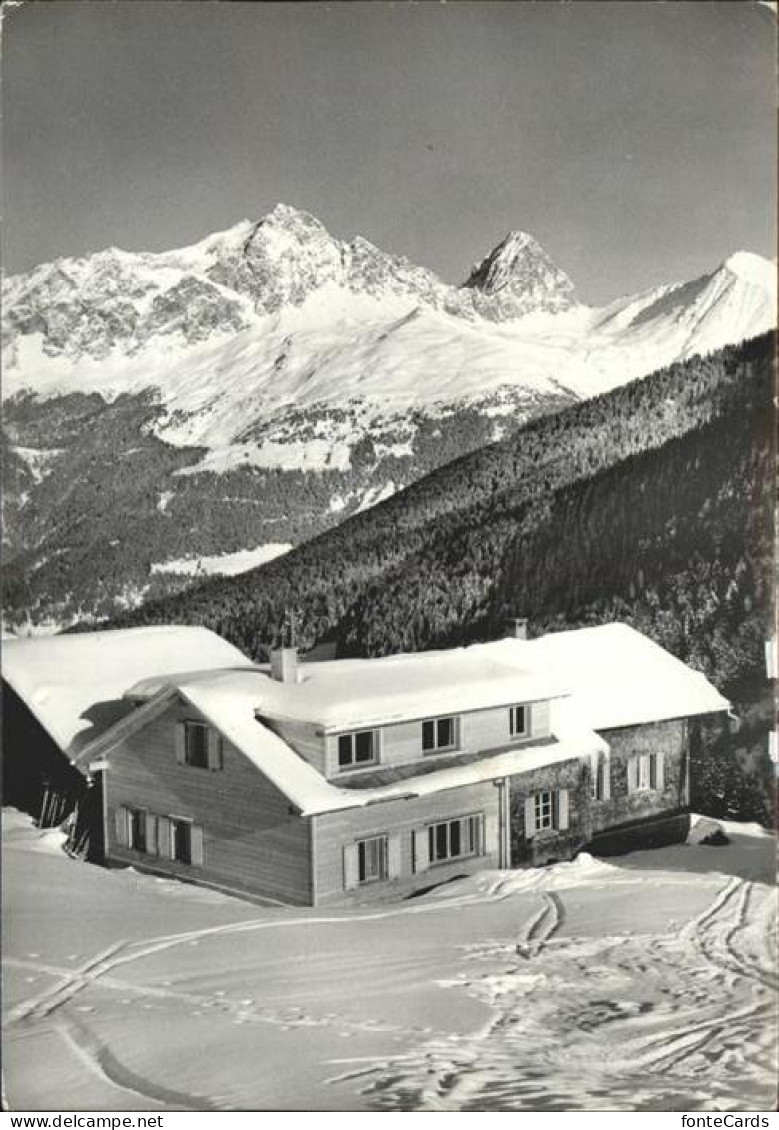 11324807 Tinzenhorn Skihuette Tigia Radons Piz Mitgel Tinzenhorn - Andere & Zonder Classificatie