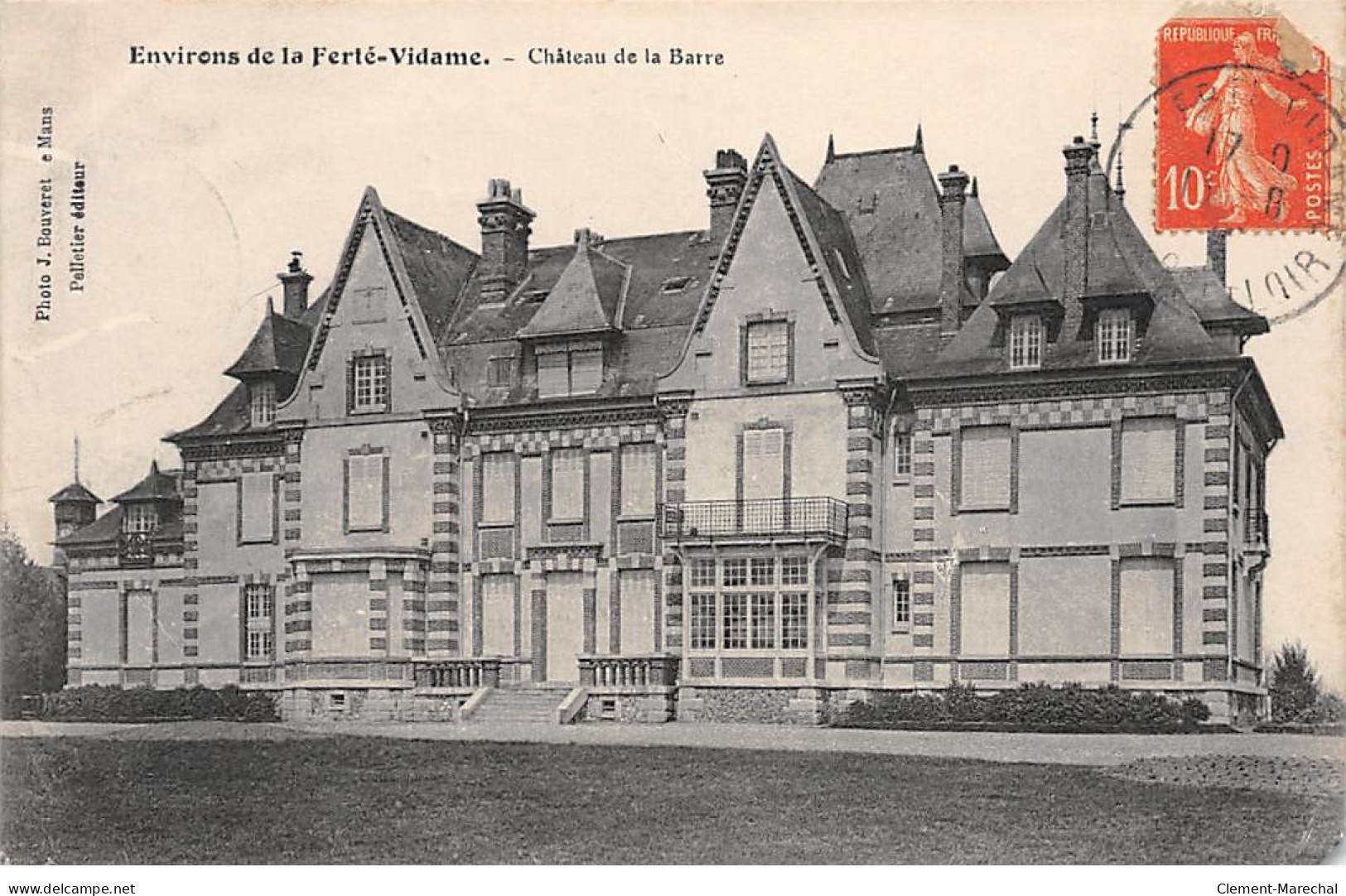 Environs De LA FERTE VIDAME - Château De La Barre - Très Bon état - Autres & Non Classés