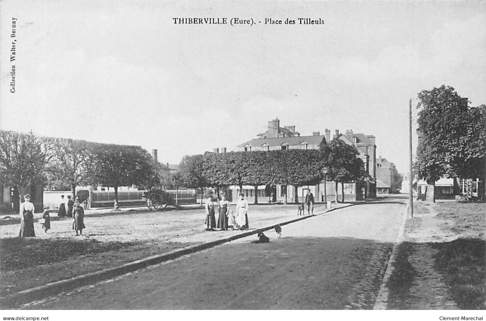 THIBERVILLE - Place Des Tilleuls - Très Bon état - Other & Unclassified