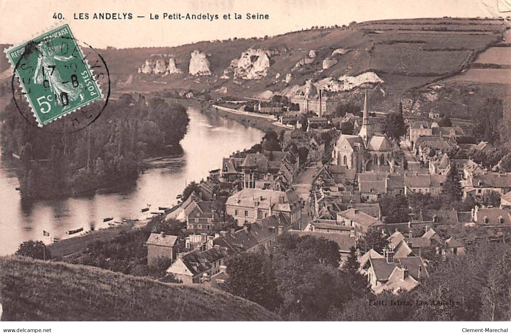 LES ANDELYS - Le Petit Andelys Et La Seine - Très Bon état - Les Andelys