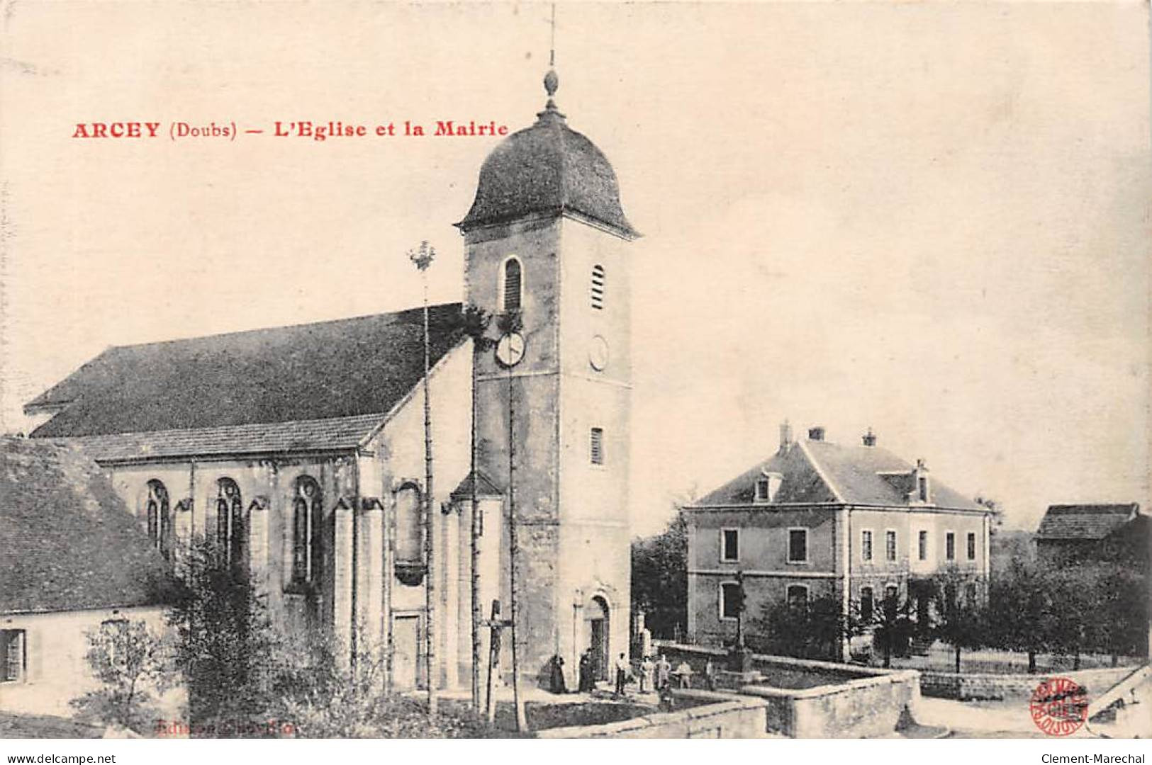 ARCEY - L'Eglise Et La Mairie - Très Bon état - Other & Unclassified