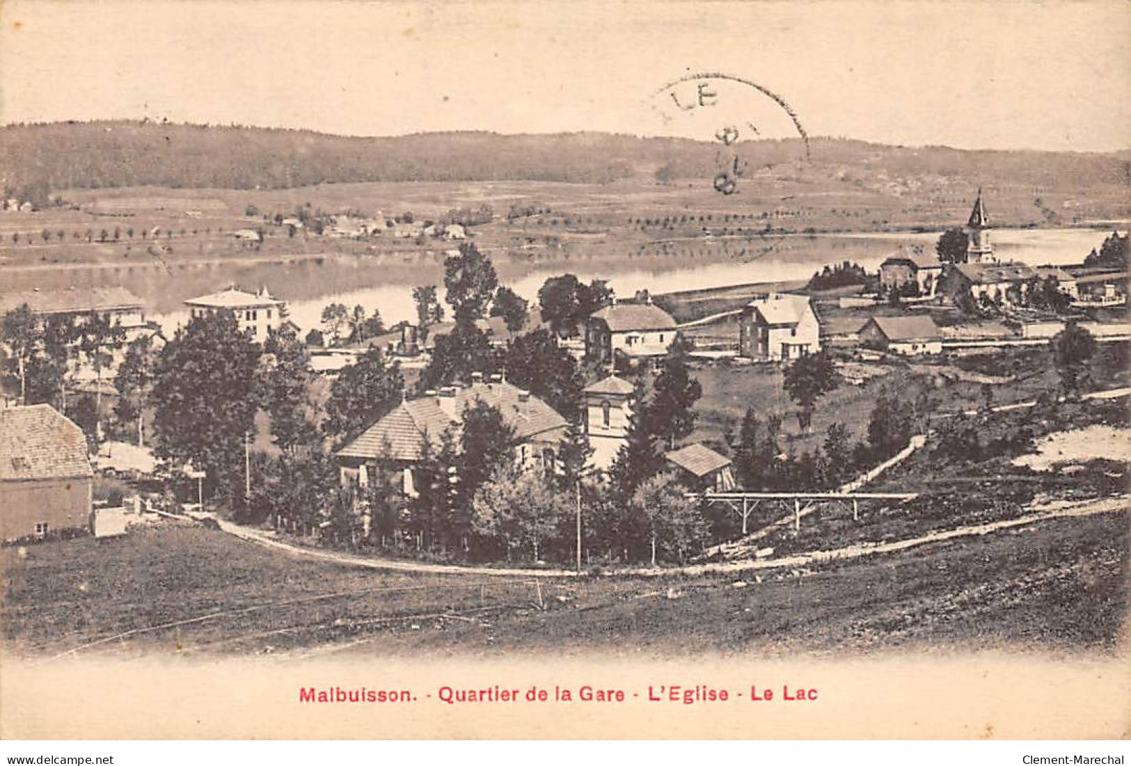 MALBUISSON - Quartier De La Gare - L'Eglise - Le Lac - Très Bon état - Other & Unclassified