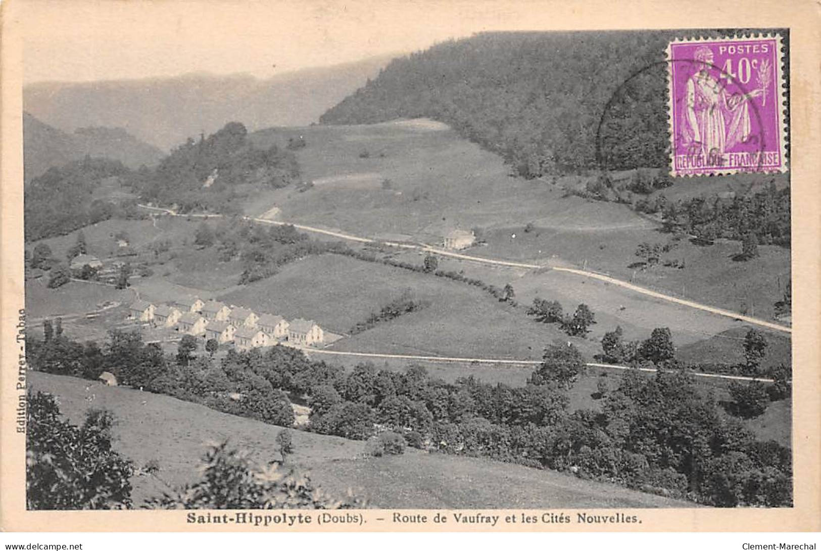 SAINT HIPPOLYTE - Route De Vaufray Et Les Cités Nouvelles - Très Bon état - Saint Hippolyte