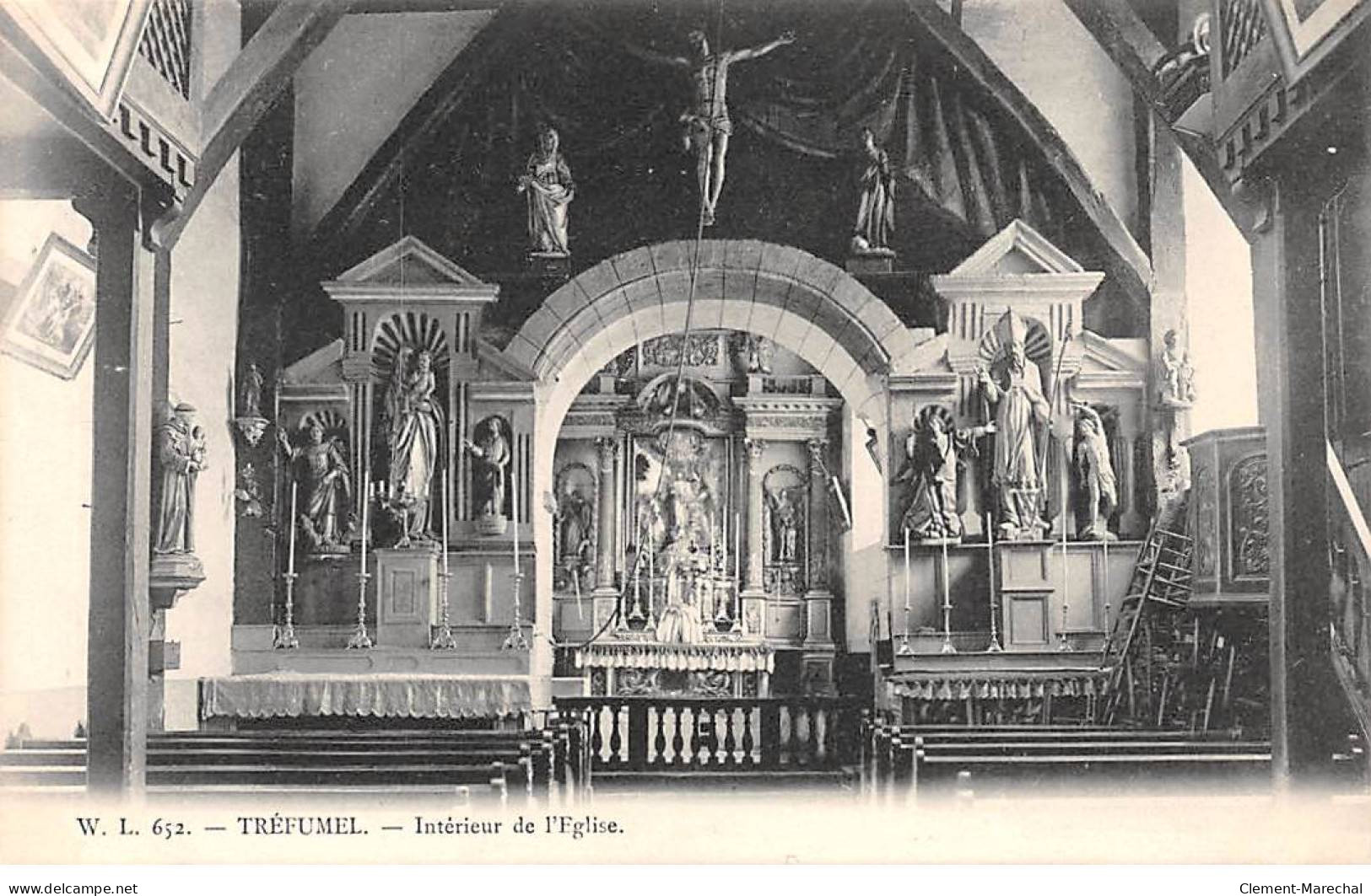 TREFUMEL - Intérieur De L'Eglise - Très Bon état - Otros & Sin Clasificación