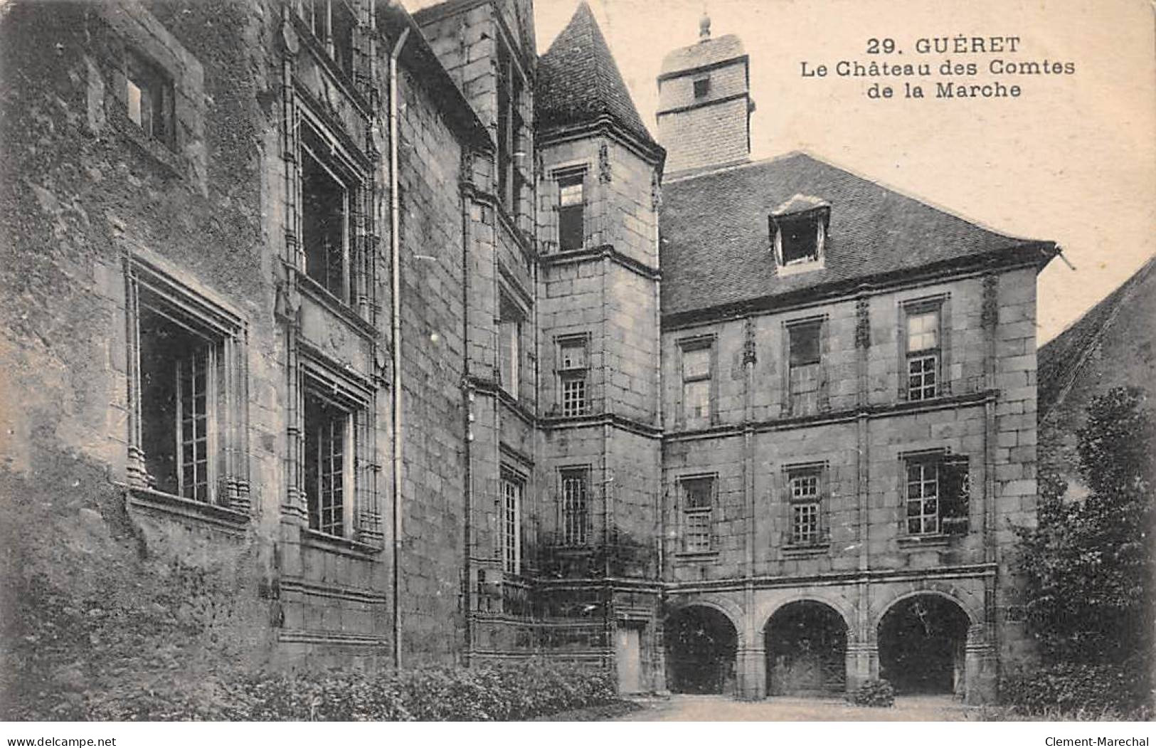 GUERET - Le Château Des Comtes De La Marche - Très Bon état - Guéret