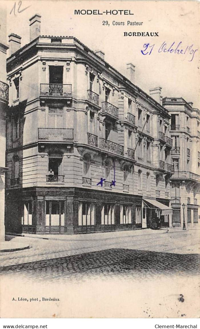 BORDEAUX - Model Hotel - Cours Pasteur - Très Bon état - Bordeaux