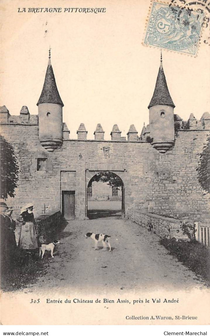 Entrée Du Château De BIEN ASSIS Près Le VAL ANDRE - Très Bon état - Other & Unclassified